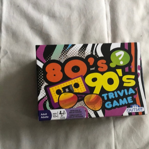 80's 90's Trivia Game by Outset - Picture 1 of 3